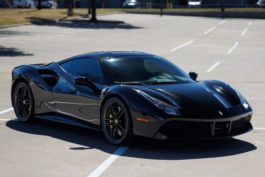 Used 2017 Ferrari 488 GTB Daytona Seats Shields Ceramic Brakes Tons of Carbo 2D Coupe