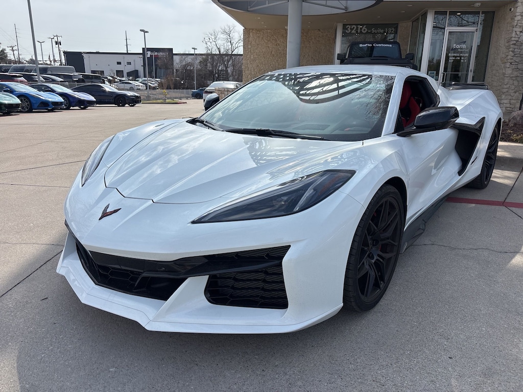 Used 2025 Chevrolet Corvette Z06 2LZ Front Lift GT2 Seats Spider Design Black W Convertible