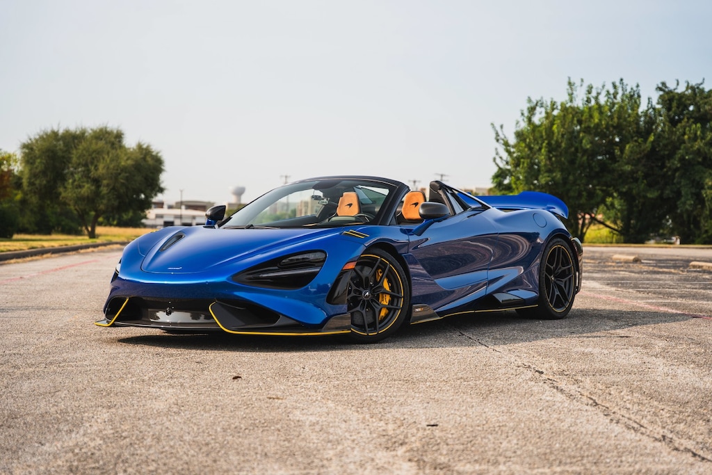 Used 2022 McLaren 765LT Carbon Fiber Pack 2 & 3 & Diffuser Bespoke Interio Convertible