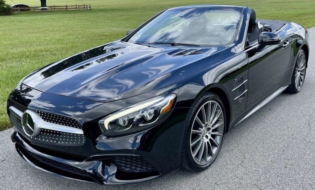 Used 2020 Mercedes-Benz SL-Class SL 450 Premium & Driver Assist 19 AMG Wheels Pano Convertible