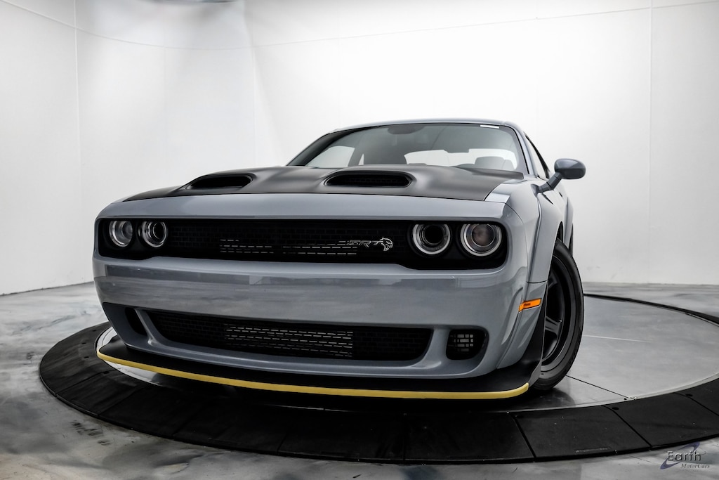 Used 2021 Dodge Challenger SRT Super Stock Laguna Leather Carbon/Suede Interi 2D Coupe