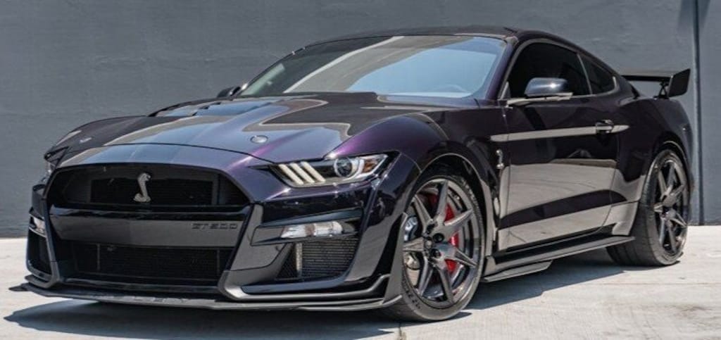Used 2022 Ford Mustang Shelby GT500 Carbon Fiber Track Pack Painted Over 2D Coupe