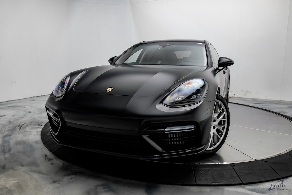 Used 2018 Porsche Panamera Sport Turismo Turbo Premium PKG Plus Satin Black Wrap 4D Wagon
