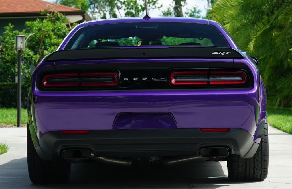 Used 2018 Dodge Challenger SRT Demon Rare Plum Crazy Like New 82-Miles with C 2D Coupe
