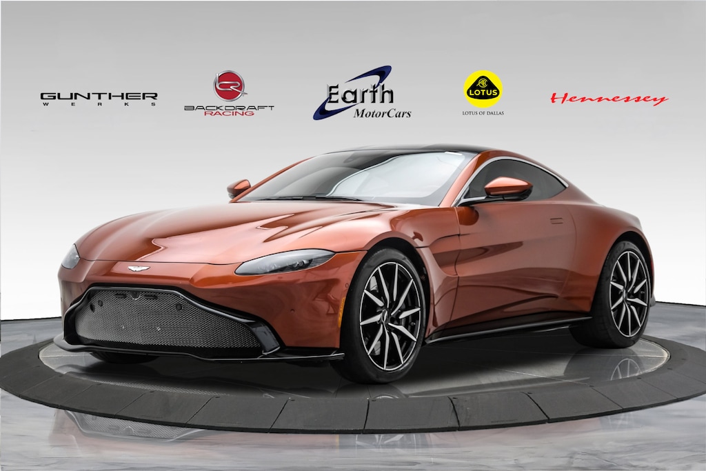 Used 2019 Aston Martin Vantage Rare Cinnabar Orange Nicely Optioned Low Miles 2D Coupe