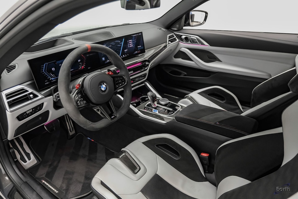 Used 2025 BMW M4 Competition M Carbon Bucket Seats with Rare Silver 2D Coupe