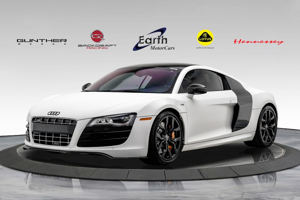 Used 2010 Audi R8 5.2 Quattro R-Tronic Enhanced Leather Pkg B&O 2D Coupe