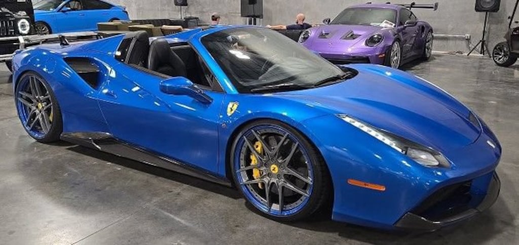 Used 2017 Ferrari 488 Spider Special Order Over $56,000 In Factory Options Convertible