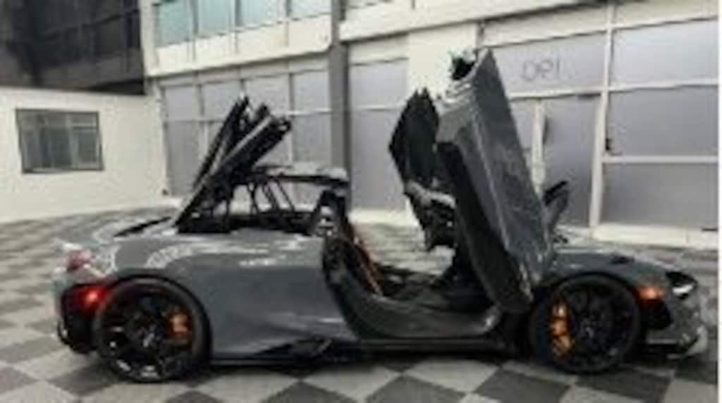 Used 2022 McLaren 765LT Spider Rare Chicane Effect MSO Black Package Full Convertible