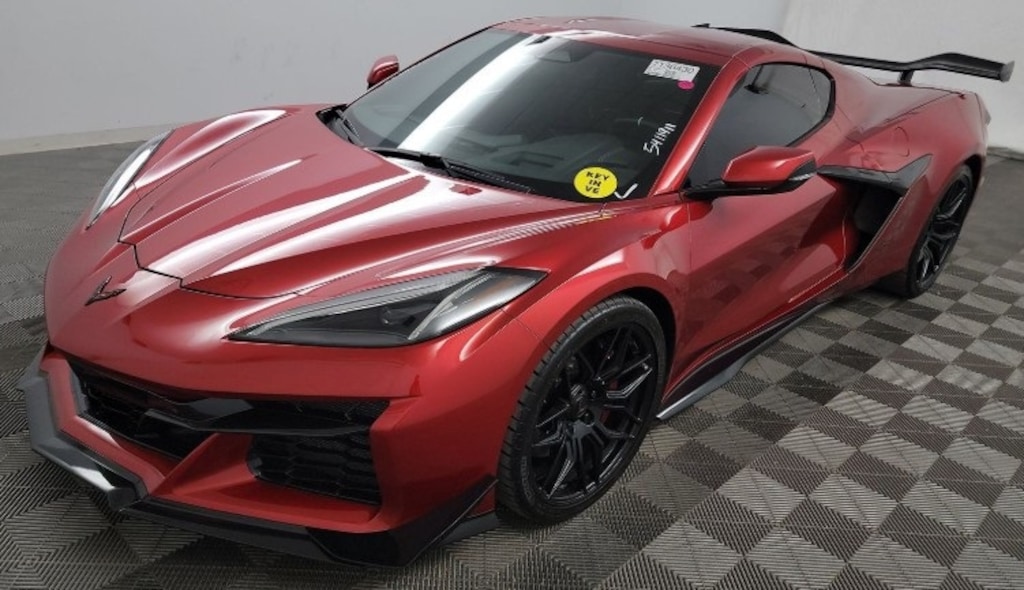 Used 2024 Chevrolet Corvette Z06 3LZ Carbon Aero Package Scrape Armor Grille 2D Coupe