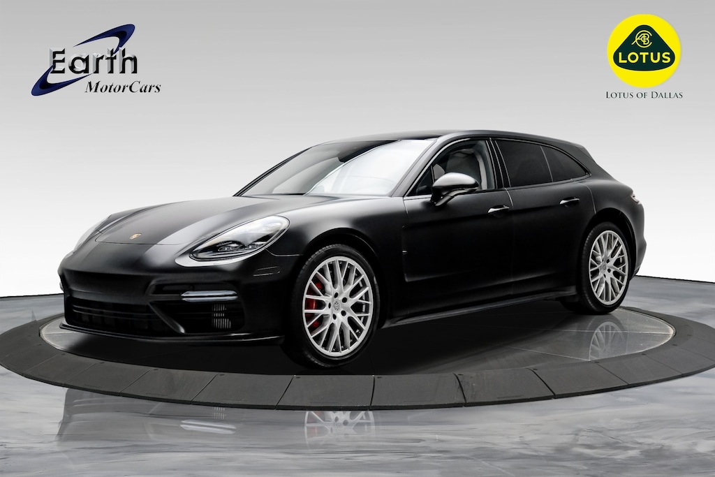 Used 2018 Porsche Panamera Sport Turismo Turbo Premium PKG Plus Satin Black Wrap 4D Wagon