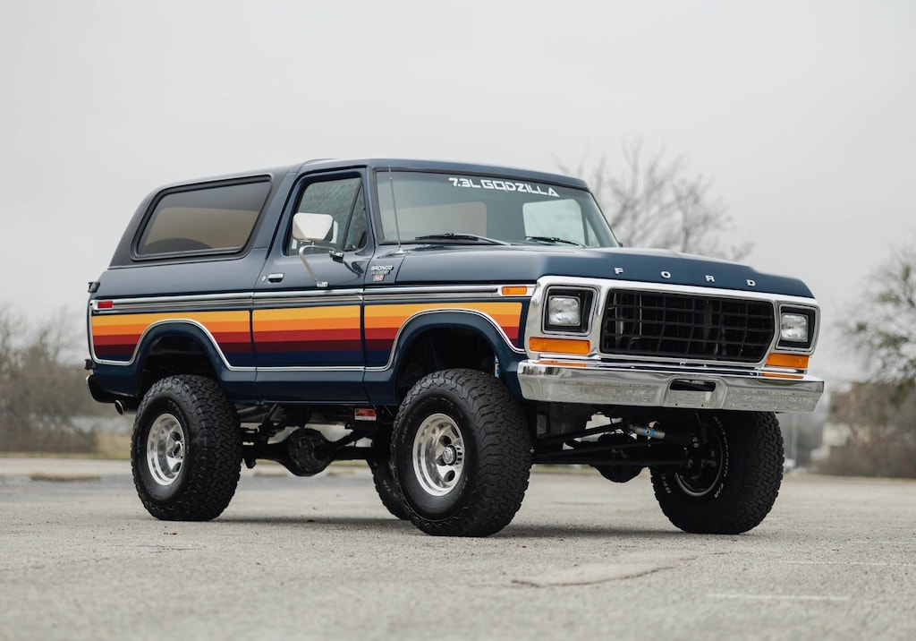 Used 1978 Ford Bronco Free Wheeling 7.3L Godzilla Custom SUV