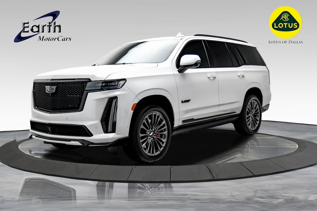 Used 2023 Cadillac Escalade V-Series Super Cruise Crystal White Tricoat with J 4D Sport Utility