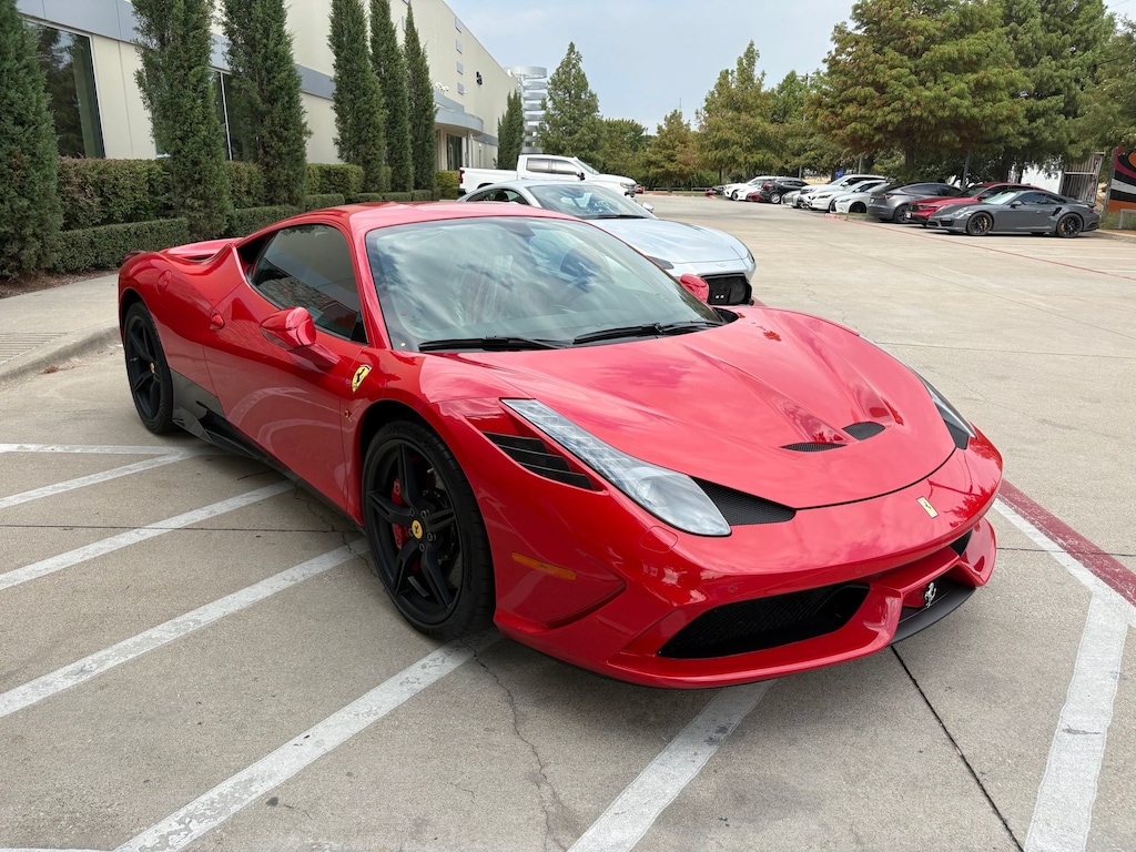 Used 2015 Ferrari 458 Italia Speciale Front Lift Shields Carbon Side Fins Carbo 2D Coupe