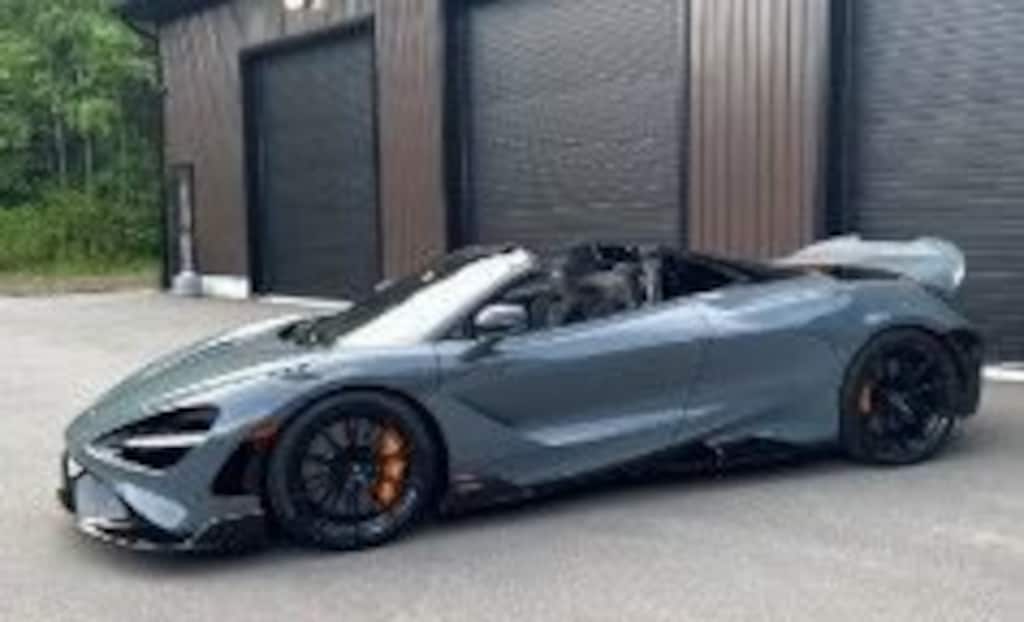 Used 2022 McLaren 765LT Spider Rare Chicane Effect MSO Black Package Full Convertible
