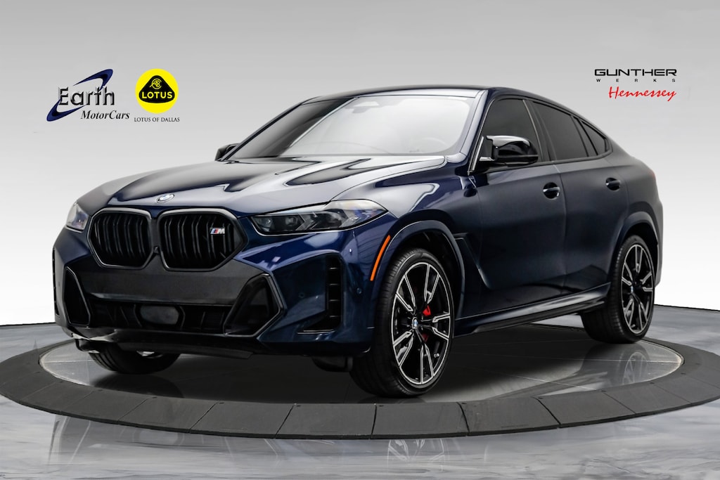 Used 2025 BMW X6 M60i M Sport Package Pro Carbon Fiber Trim $101k M 4D Sport Utility