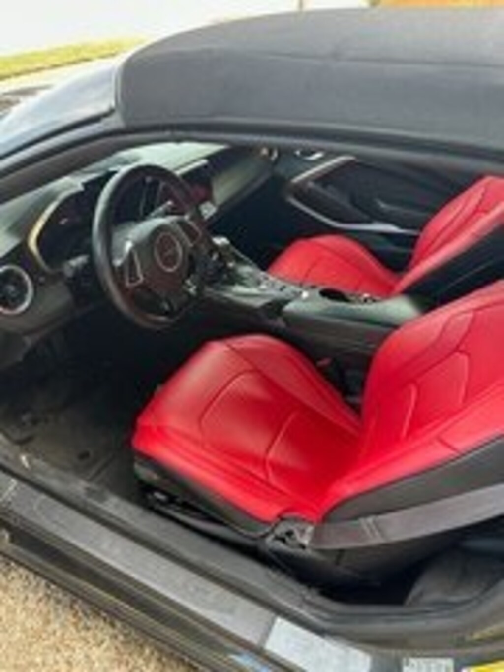 Used 2017 Chevrolet Camaro SS 1SS Red Leather Seat Covers 20 Black Wheels Convertible