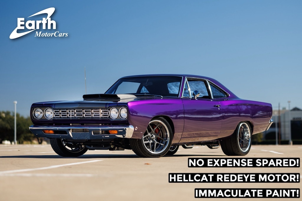 Used 1968 Plymouth Road Runner Hellcat Red Eye Restomod 2D Coupe