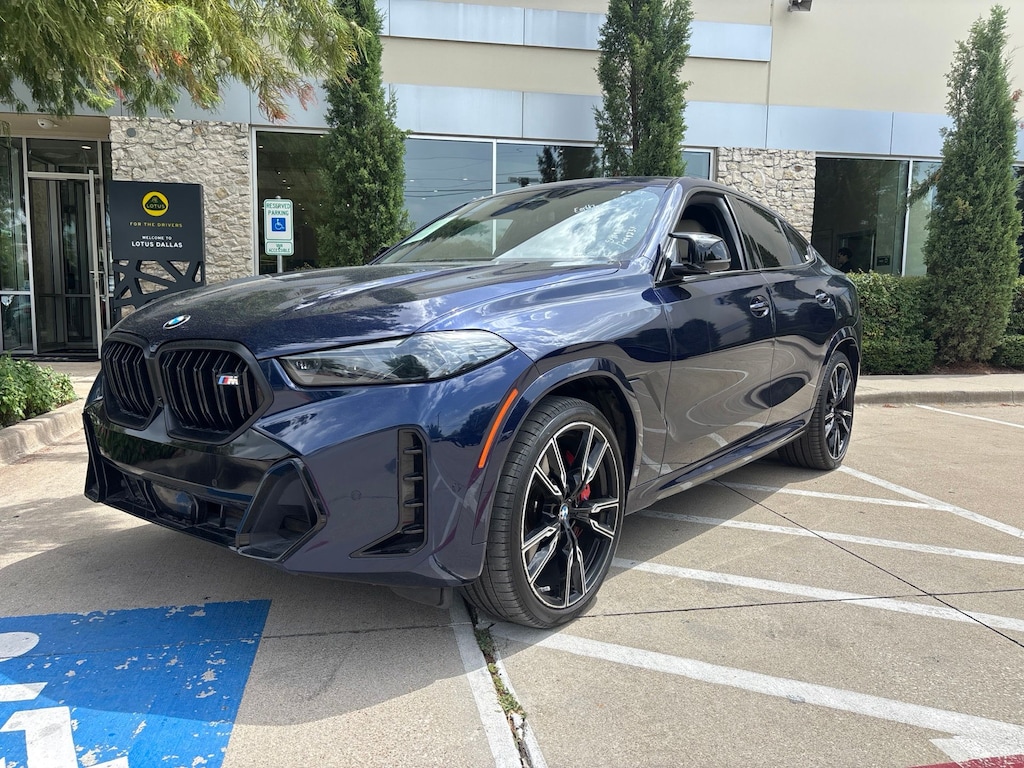 Used 2025 BMW X6 M60i M Sport Package Pro Carbon Fiber Trim $101k M 4D Sport Utility