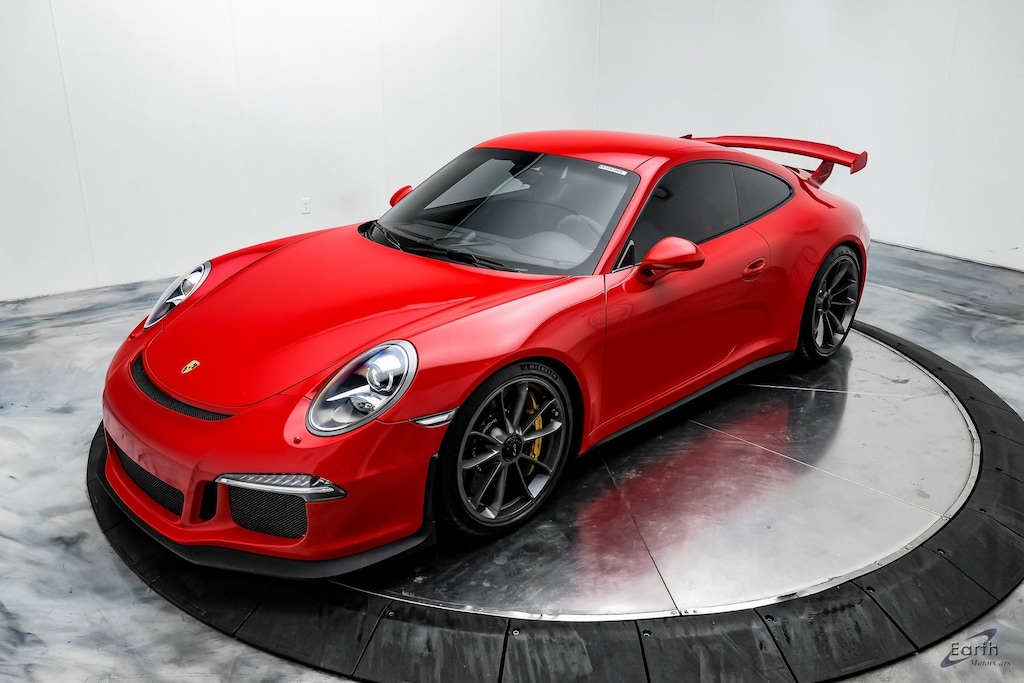 Used 2015 Porsche 911 GT3 PDK PCCB Front Lift Sport Chrono PCM PDLS Full 2D Coupe