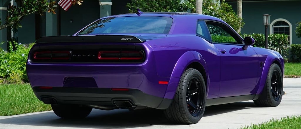 Used 2018 Dodge Challenger SRT Demon Rare Plum Crazy Like New 82-Miles with C 2D Coupe
