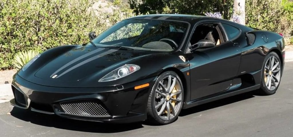 Used 2008 Ferrari F430 Scuderia Racing Stripe Alcantara Upholstery Yellow 2D Coupe