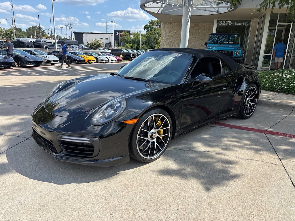 Used 2019 Porsche 911 Turbo S PDK Burmester PDLS+ 20 Turbo S Wheels 2D Cabriolet