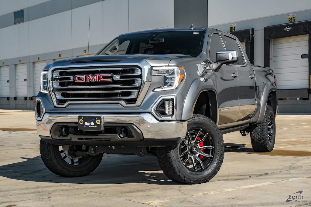 Used 2021 GMC Sierra 1500 SLT Black Widow Premium Plus DURAMAX 3.0L Turbo Di 4D Crew Cab