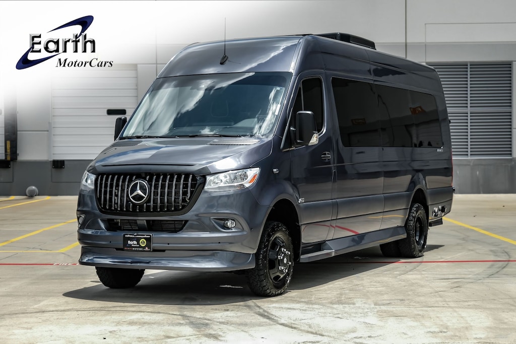 Used 2021 Mercedes-Benz Sprinter 3500 Cargo 170 WB High Roof - MIDWEST Luxury with RESTR 3D Extended Cargo Van
