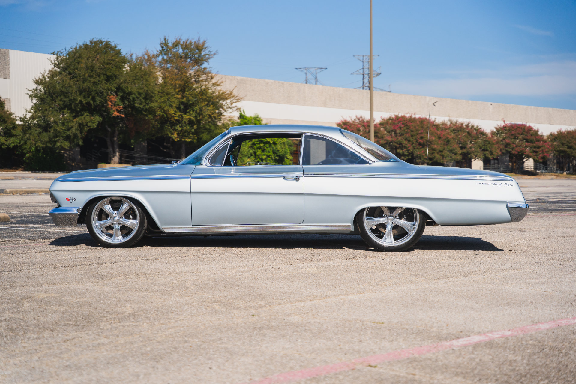 Used 1962 Chevrolet Bel Air BUBBLE TOP Supercharged LS Restomod 2D Coupe