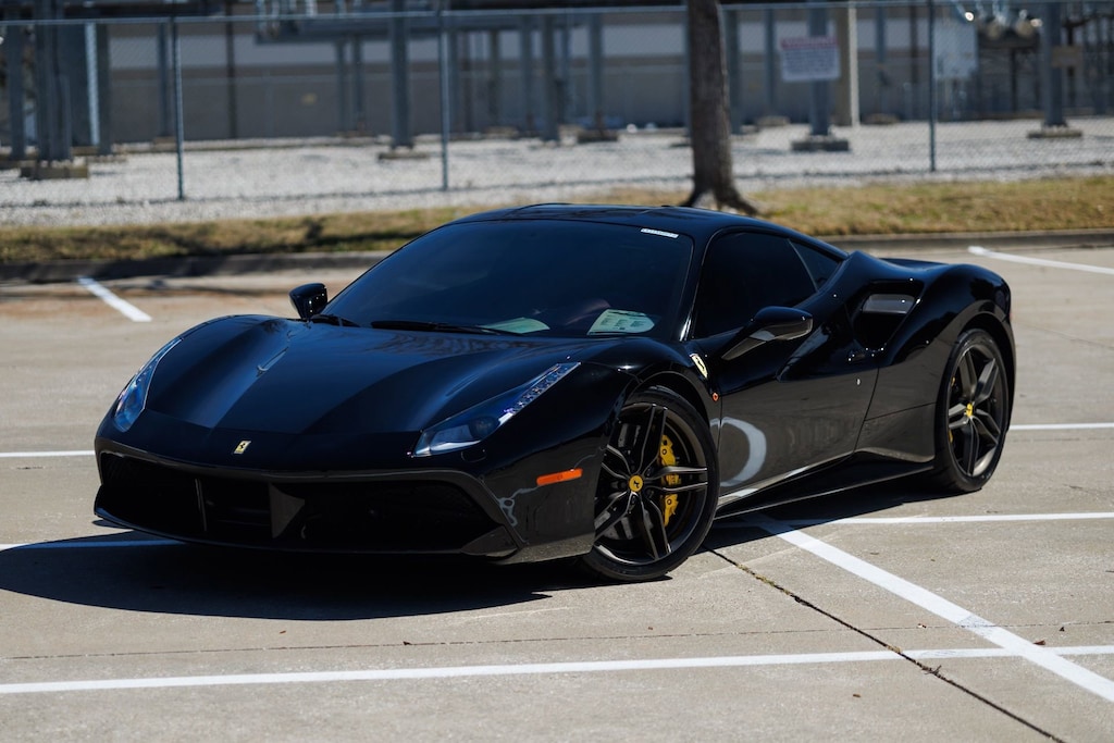 Used 2017 Ferrari 488 GTB Daytona Seats Shields Ceramic Brakes Tons of Carbo 2D Coupe