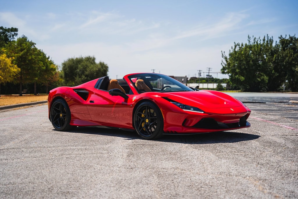 Used 2021 Ferrari F8 Spider Front Lift Shields Carbon Package Daytona Power Se Convertible