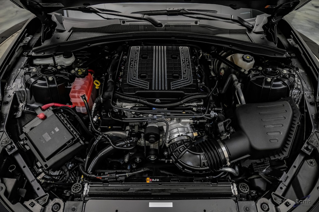 Used 2024 Chevrolet Camaro ZL1 Panther Black Matte, 1 of 350 Collectors Editi Convertible
