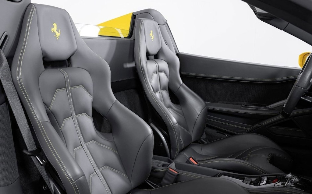 Used 2012 Ferrari 458 Spider Carbon Fiber Steering Wheel with LED Rev Display S Convertible