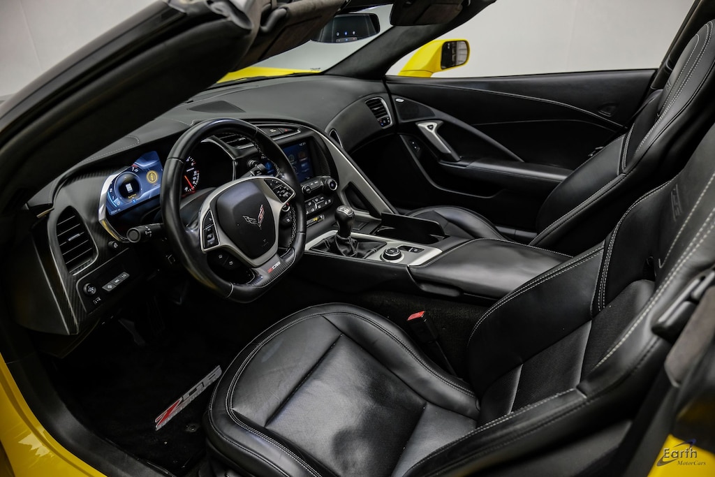Used 2015 Chevrolet Corvette Z06 3LZ Z07 Carbon Flash Ground Effects 7-Speed Ma 2D Coupe