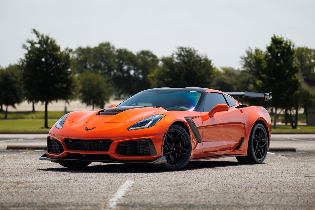 Used 2019 Chevrolet Corvette ZR1 Sebring Orange Design Pkg 3ZR ZTK Track Perf 2D Coupe
