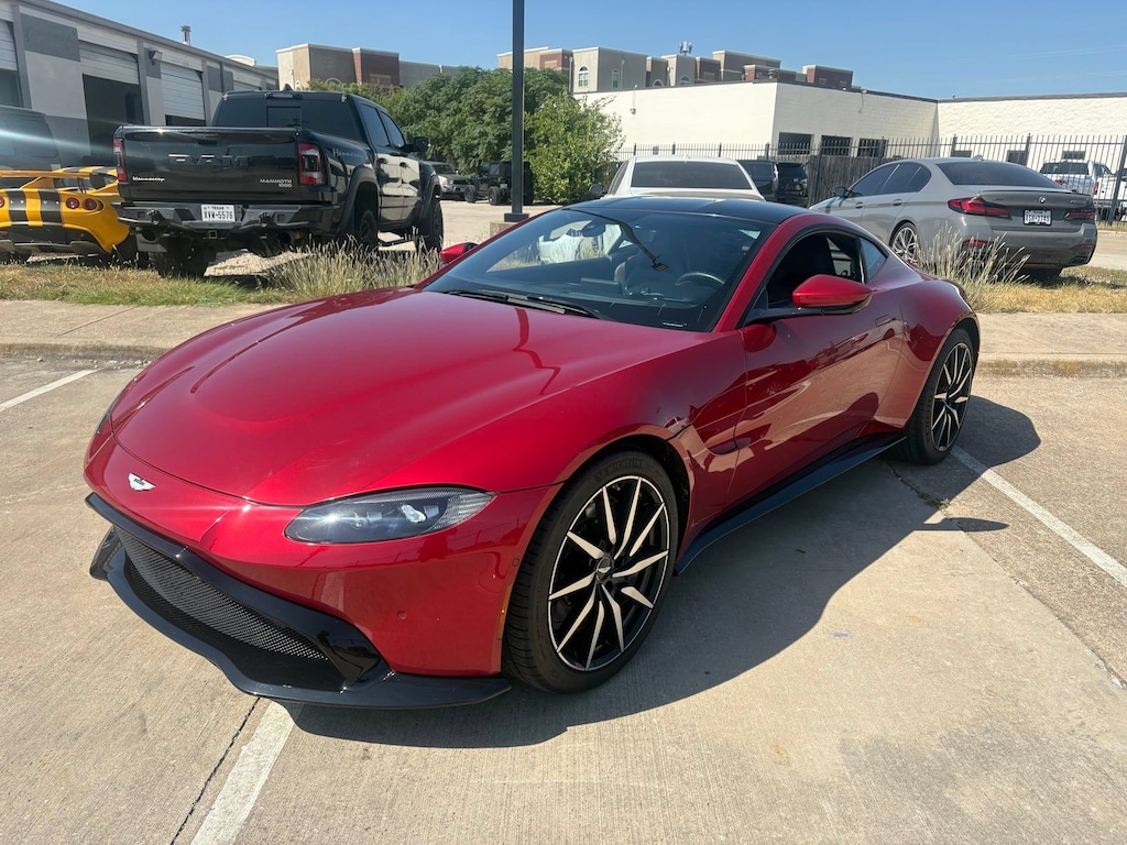 Used 2019 Aston Martin Vantage Front Sport Seats Black Painted Roof 20-Inch Wheel 2D Coupe