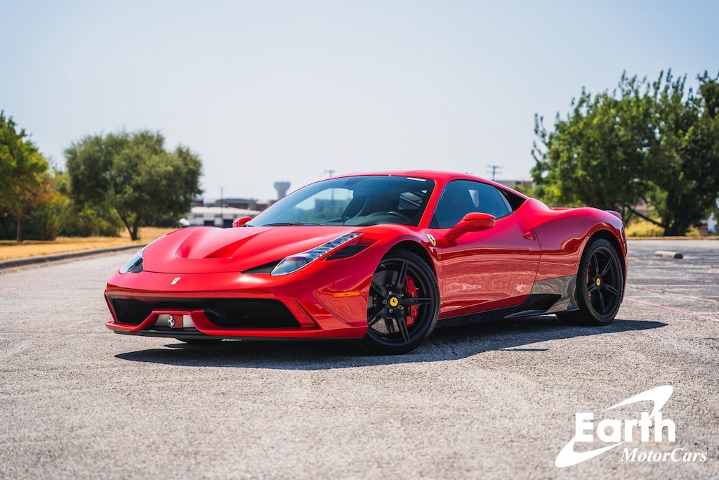 Used 2015 Ferrari 458 Italia Speciale Front Lift Shields Carbon Side Fins Carbo 2D Coupe