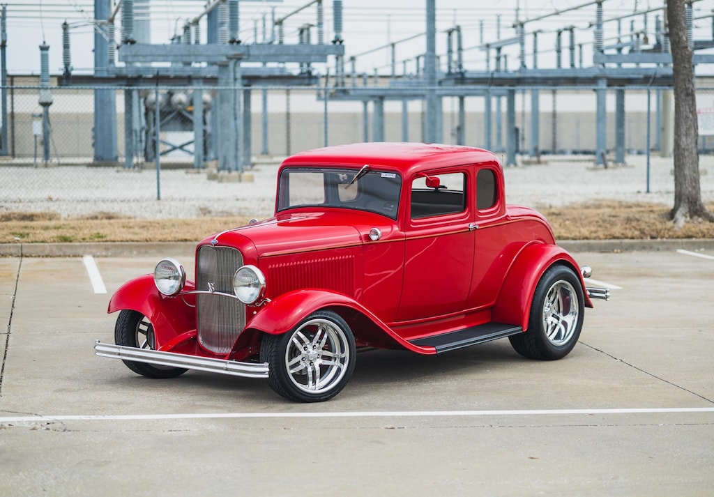 Used 1932 Ford 3 Window Steel Body, Extensive Ground-Up Build 2D Coupe