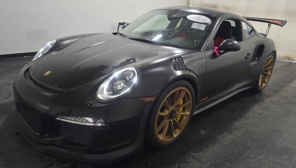 Used 2016 Porsche 911 GT3 RS Black Matte Wrap PCCB LED Lights Huge $236, 2D Coupe