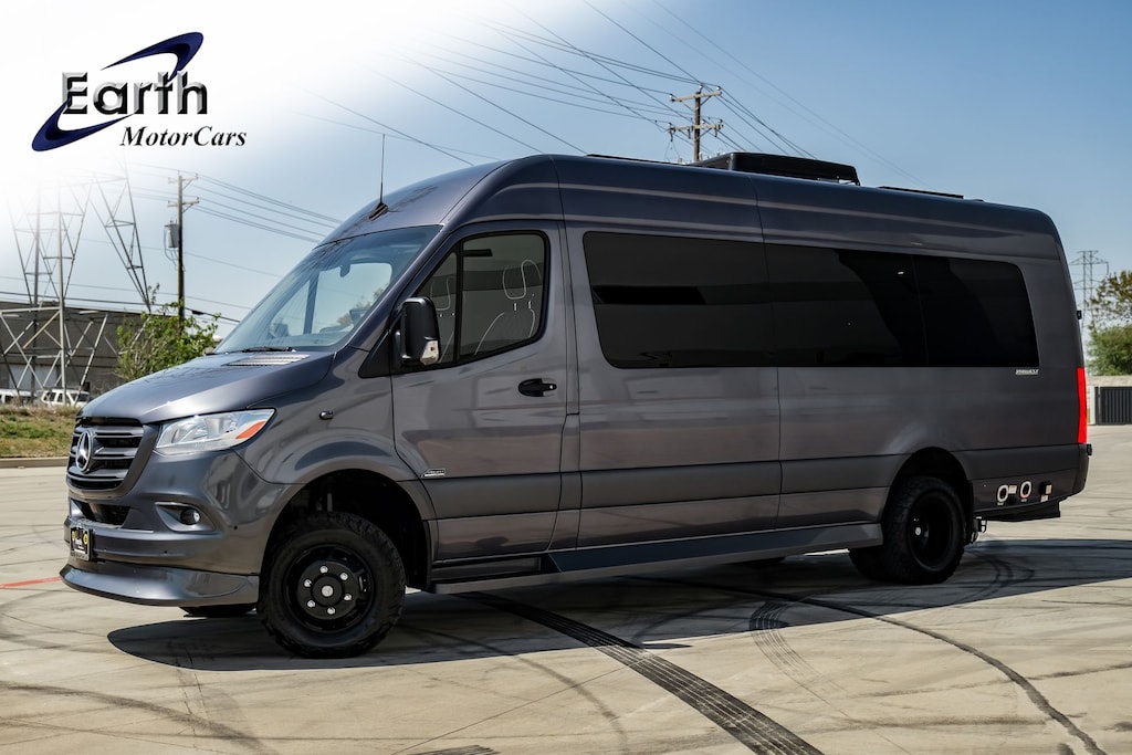 Used 2021 Mercedes-Benz Sprinter 3500 Cargo 170 WB High Roof - MIDWEST Luxury with RESTR 3D Extended Cargo Van