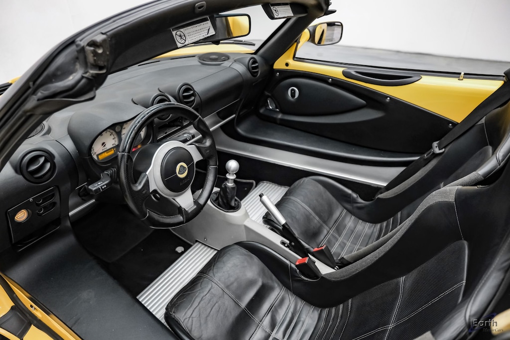 Used 2005 Lotus Elise Solar Yellow Metallic Black Stripes Fresh Service Convertible