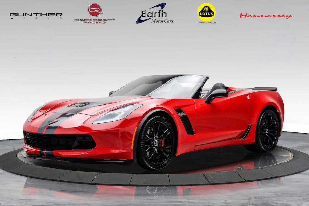 Used 2015 Chevrolet Corvette Z06 3LZ Z07 Package Carbon Flash Ground Effects Convertible