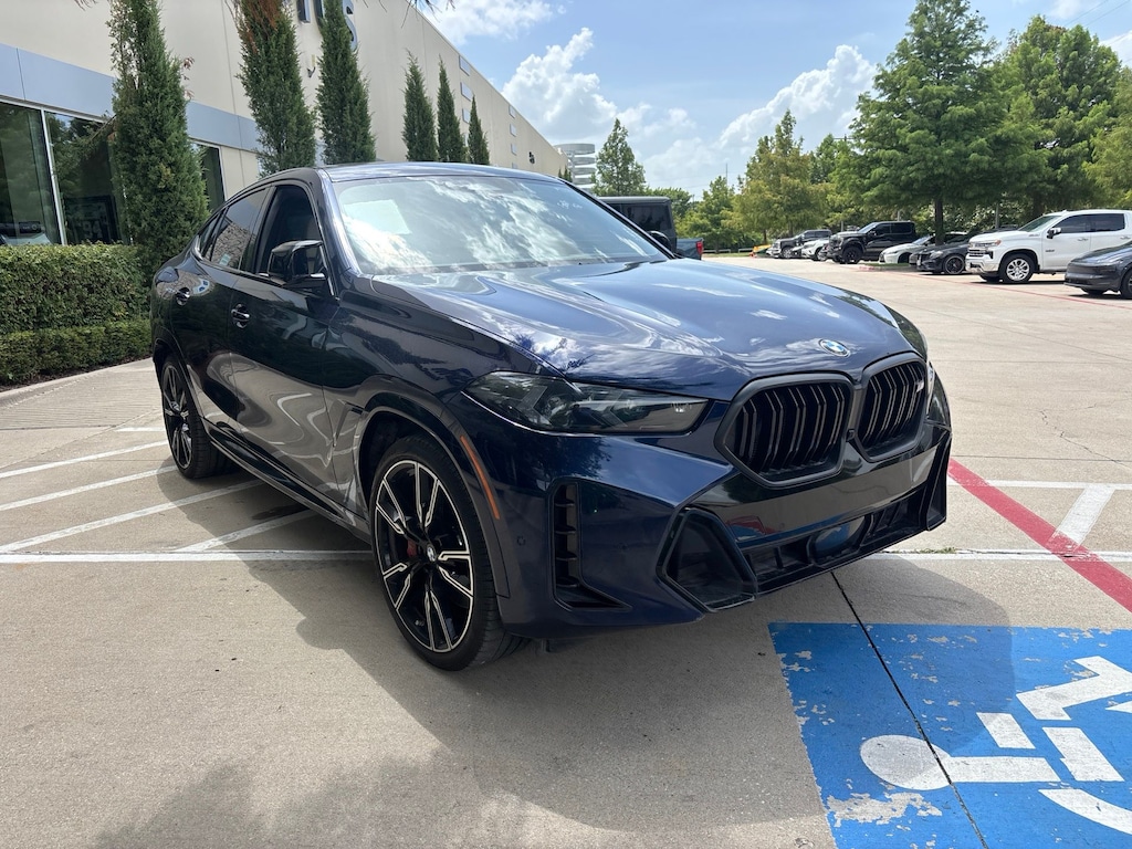 Used 2025 BMW X6 M60i M Sport Package Pro Carbon Fiber Trim $101k M 4D Sport Utility