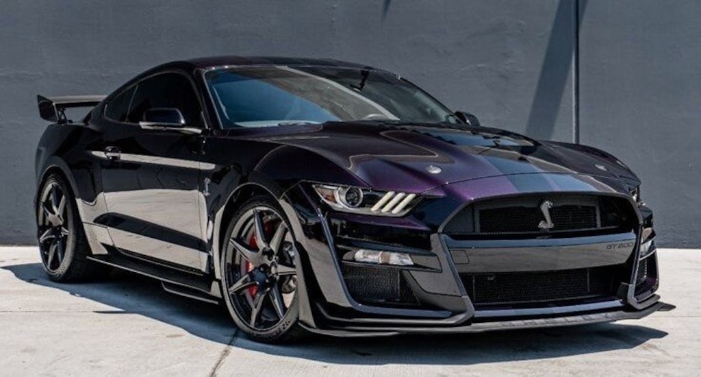 Used 2022 Ford Mustang Shelby GT500 Carbon Fiber Track Pack Painted Over 2D Coupe