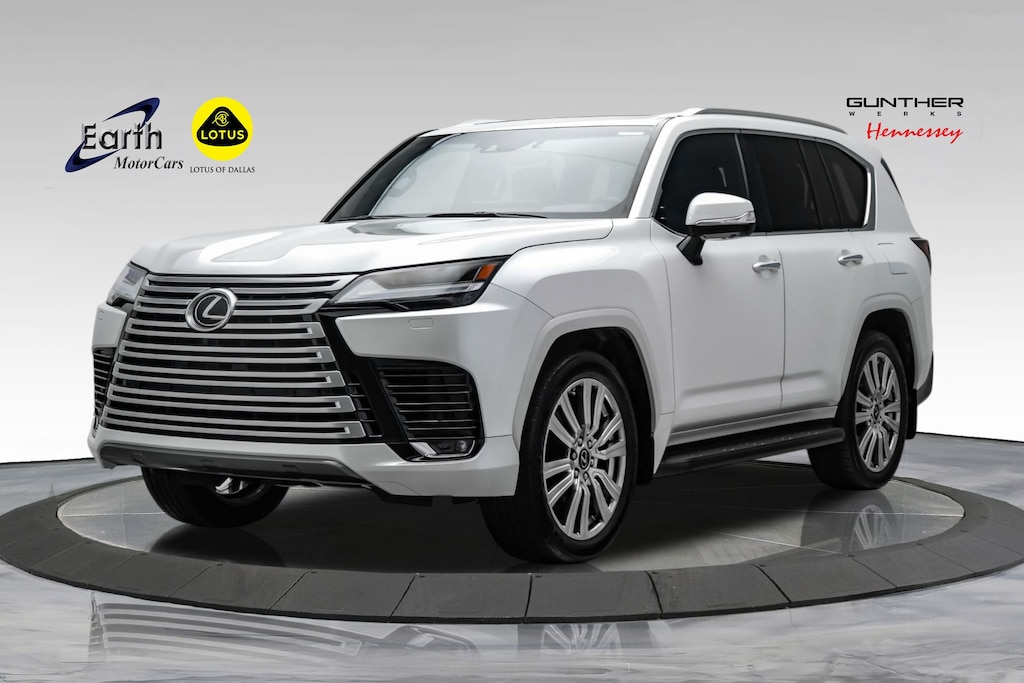 Used 2023 Lexus LX 600 Ultra Luxury White Pearl Illuminated Cargo Sil 4D Sport Utility