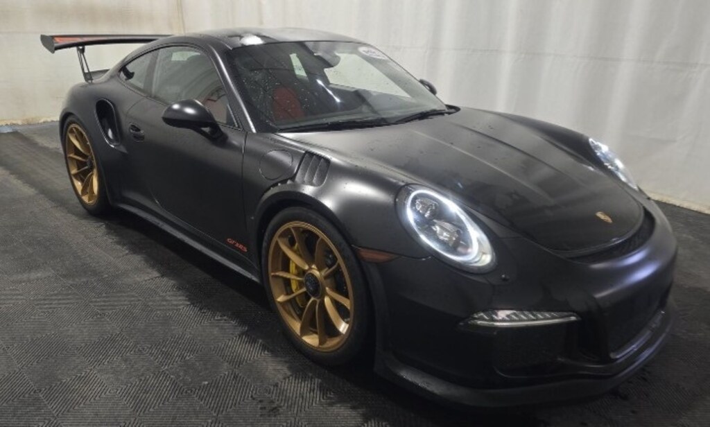 Used 2016 Porsche 911 GT3 RS Black Matte Wrap PCCB LED Lights Huge $236, 2D Coupe