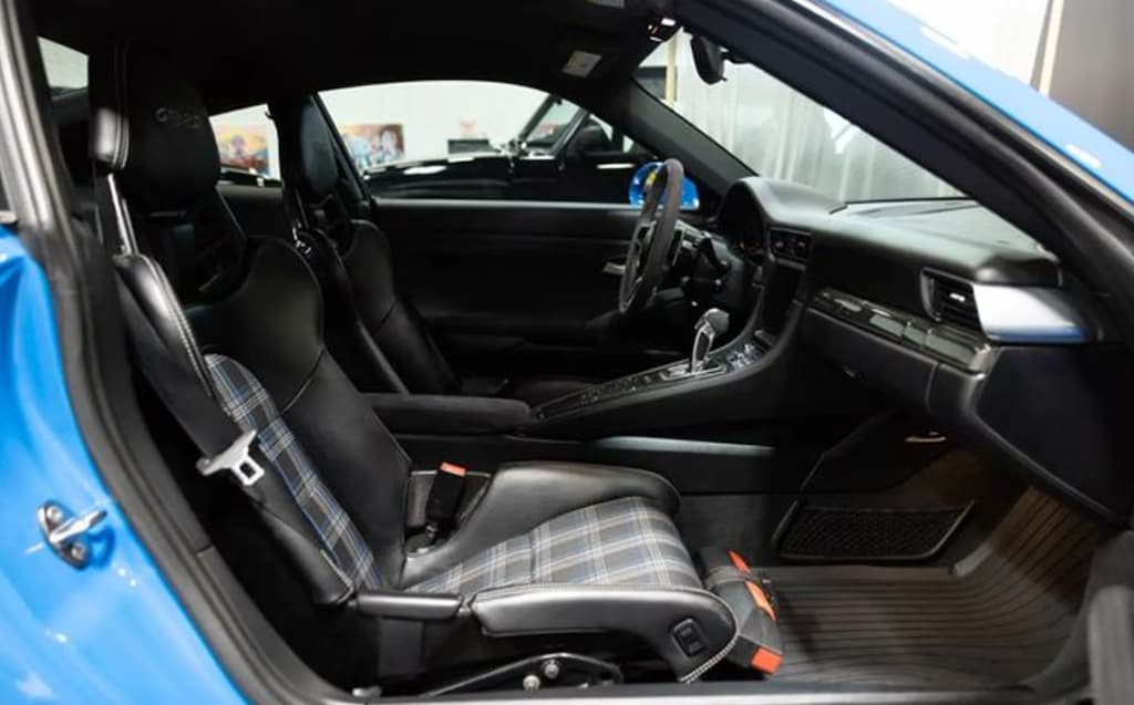 Used 2016 Porsche 911 GT3 RS Rare PTS Voodoo Blue Carbon Fiber Bucket Se 2D Coupe