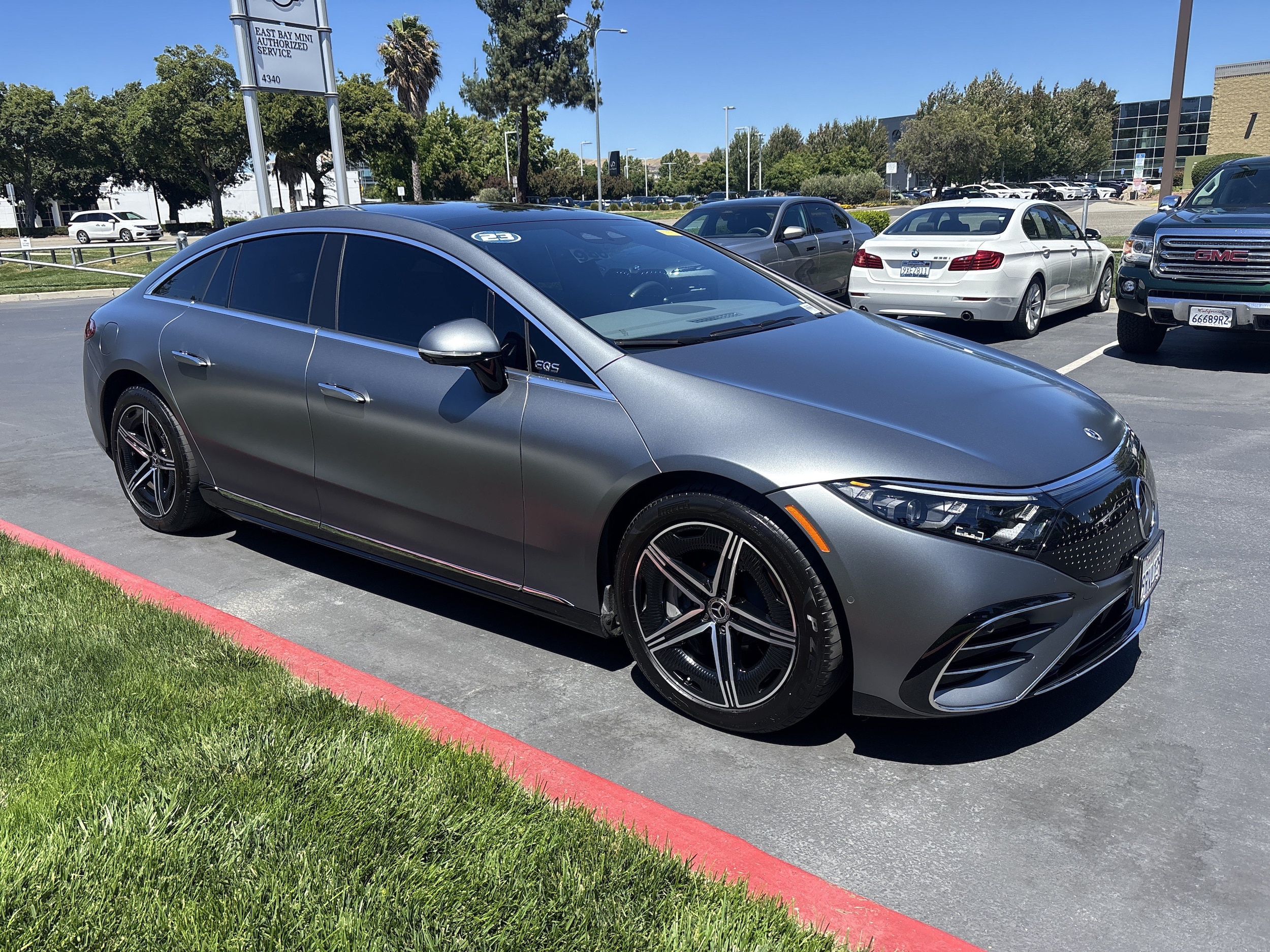 Used 2023 Mercedes-Benz EQS Base with VIN W1KCG2EB0PA038000 for sale in Pleasanton, CA