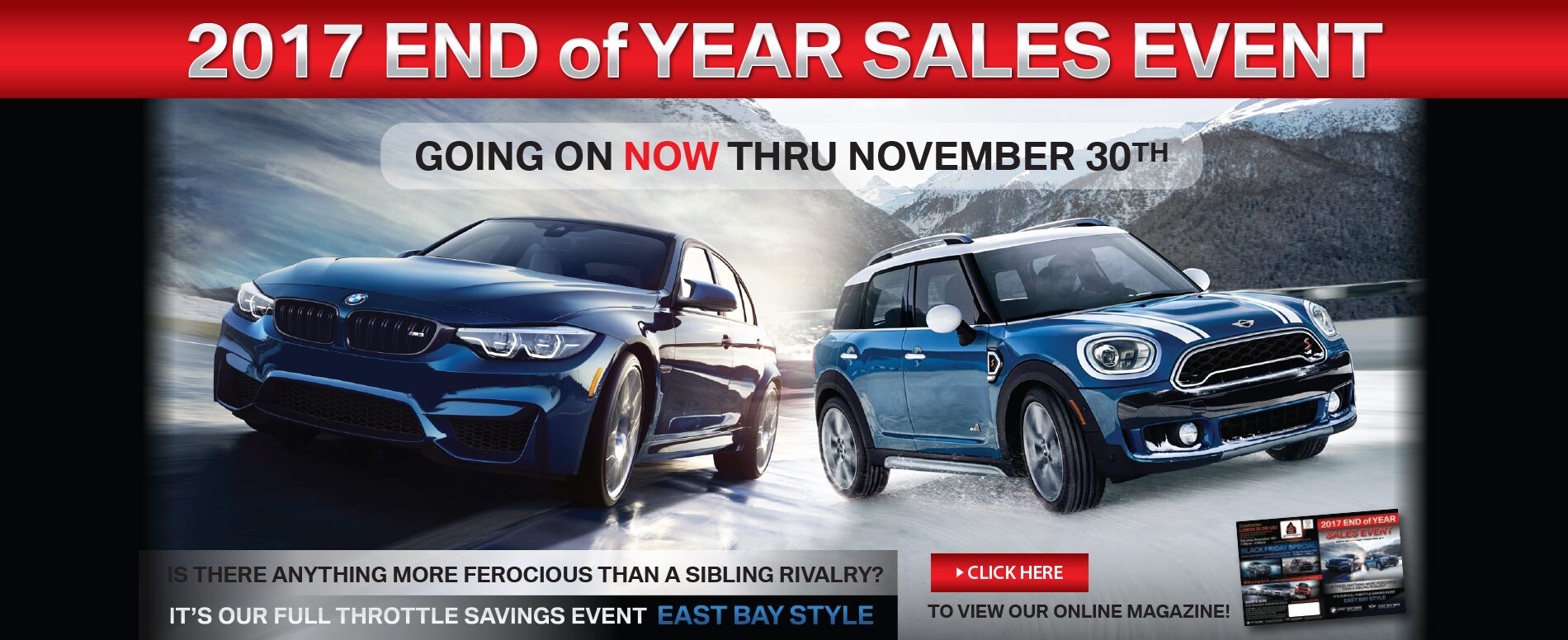 END OF YEAR SALES EVENT East Bay BMW
